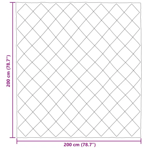 Zimska pokrivača 200 x 200 cm 450 gsm Crna - Crna 200 x 200 cm Cijena