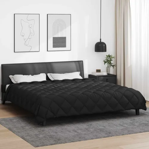 Zimska pokrivača 200 x 220 cm 450 gsm Crna - Crna 200 x 220 cm Cijena