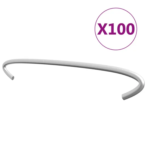 Gabionske kuke 100 kom od pocinčanog čelika 20 cm - 20 cm 100 20 cm 100 Cijena