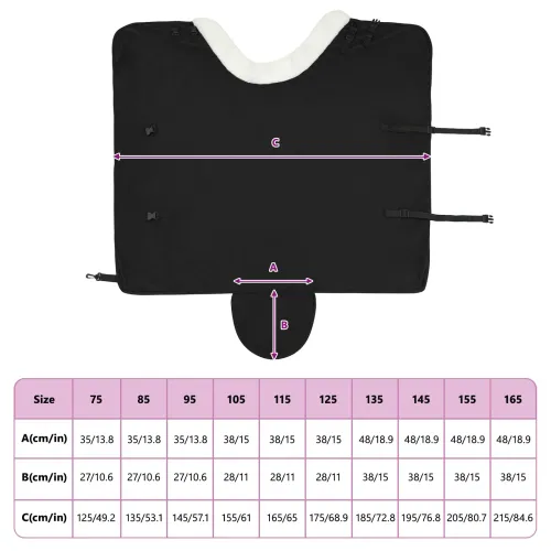Pokrivač za konje Crna 75 cm Polartec - 75 cm Crna Cijena