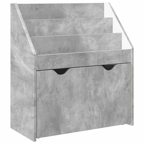 Polica za knjige za djecu Betonski sivi 60 x 29,5 x 69 cm - Beton siva Cijena