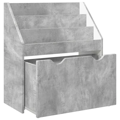 Polica za knjige za djecu Betonski sivi 60 x 29,5 x 69 cm - Beton siva Cijena