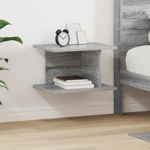 Noćni ormarić Siva Sonoma 40 x 30 x 25 cm Konstruirano drvo - Sivi hrast sonoma 1 Cijena