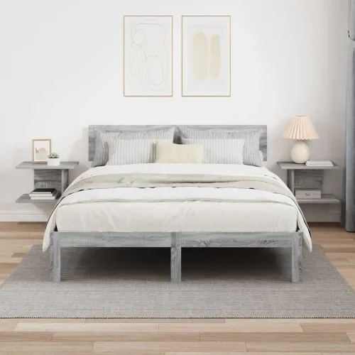 Noćni ormarić 2 kom. Siva Sonoma 40 x 30 x 25 cm - Sivi hrast sonoma 2 Cijena