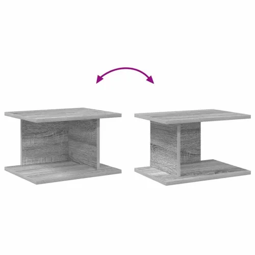 Noćni ormarić 2 kom. Siva Sonoma 40 x 30 x 25 cm - Sivi hrast sonoma 2 Cijena
