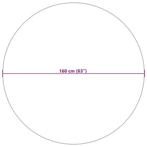 Tepih za unutarnju i vanjsku uporabu AGIRA Prirodna Ø 160 CM - Ø 160 cm Uzorak petlje Cijena