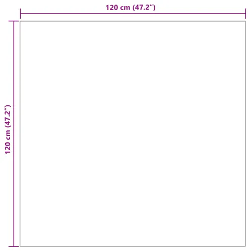 Tepih za unutarnju i vanjsku uporabu AGIRA Prirodna Poliester - 120 x 120 cm Uzorak vala Cijena