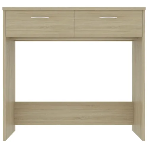 Radni stol boja hrasta sonome 80 x 40 x 75 cm konstruirano drvo - Sonoma hrast Cijena