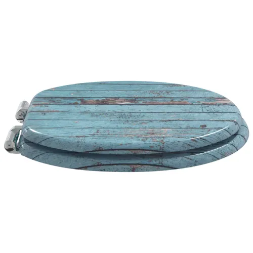 WC daska 2 pcs Plava 44 x 38 cm Konstruirano drvo - 2 Staro drvo Da Cijena