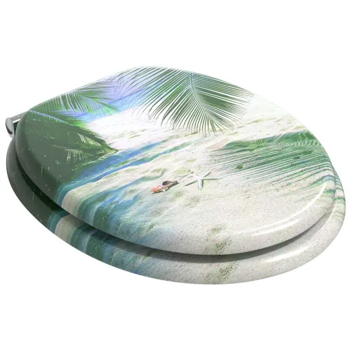 Toaletna sjedala s mekim zatvaranjem 2 kom. Zelena 44 x 38 cm - 2 plaža Da Cijena