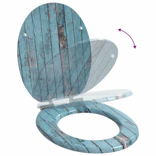 WC daska Plava 44 x 38 cm Konstruirano drvo - 1 Staro drvo Da Cijena
