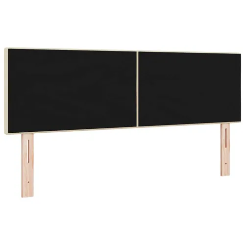 LED glava kreveta s LED trakama Krema 160 cm tkanina - Krema 160 cm Nizak uzglavlju Cijena