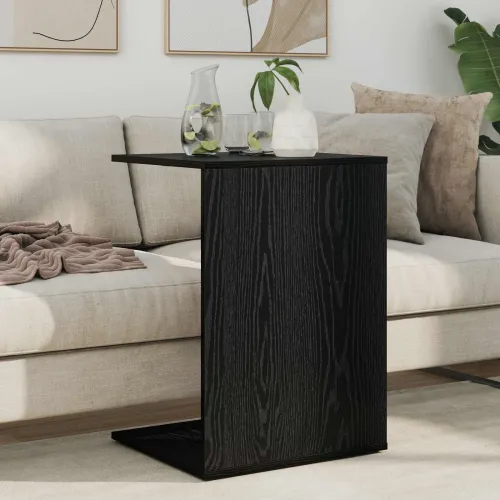 Bocni stol Crni hrast 45 x 40 x 62,5 cm Konstruirano drvo - Crni hrast Cijena