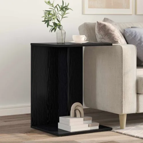 Bocni stol Crni hrast 45 x 40 x 62,5 cm Konstruirano drvo - Crni hrast Cijena