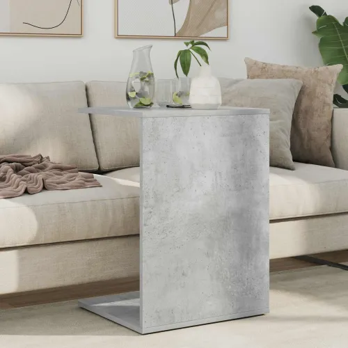 Bocni stol Betonski sivi 45 x 40 x 62,5 cm Konstruirano drvo - Beton siva Cijena