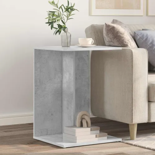 Bocni stol Betonski sivi 45 x 40 x 62,5 cm Konstruirano drvo - Beton siva Cijena