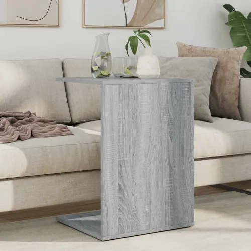 Bocni stol Siva Sonoma 45 x 40 x 62,5 cm Konstruirano drvo - Sivi hrast sonoma Cijena