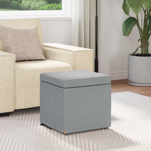 Stolica Svijetlo siva 41 x 41 x 40 cm - Svjetlosiva 40 cm Tkanina Cijena