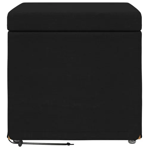 Stolica Crna 41 x 41 x 40 cm Tkanina i konstruirano drvo - Crna 40 cm Tkanina Cijena