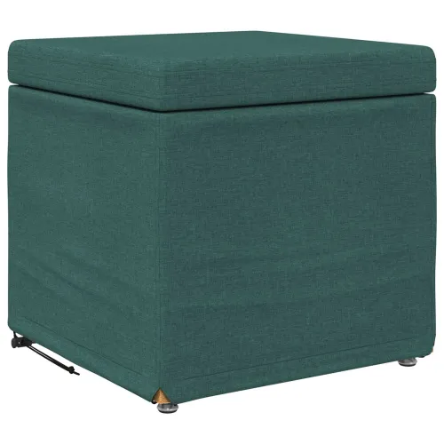 Stolica Tamnozelena 41 x 41 x 40 cm Tkanina i konstruirano drvo - Tamnozelena 40 cm Tkanina Cijena