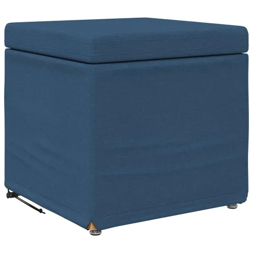 Stolica Plava 41 x 41 x 40 cm Tkanina i konstruirano drvo - Plava 40 cm Tkanina Cijena
