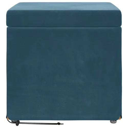 Stolica Plava 41 x 41 x 40 cm Svileni i Fino Radeći Drvo - Plava 40 cm Baršun Cijena