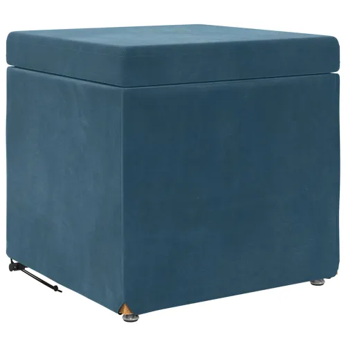Stolica Plava 41 x 41 x 40 cm Svileni i Fino Radeći Drvo - Plava 40 cm Baršun Cijena