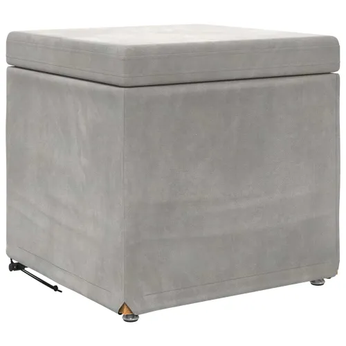 Stolica Svijetlo siva 41 x 41 x 40 cm - Svjetlosiva 40 cm Baršun Cijena