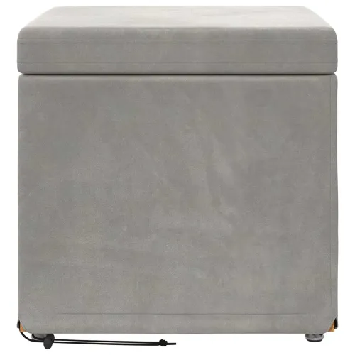 Stolica Svijetlo siva 41 x 41 x 40 cm - Svjetlosiva 40 cm Baršun Cijena