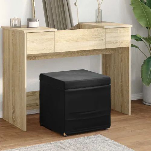 Stolica Crna 41 x 41 x 40 cm Svileni i Fino Radeći Drvo - Crna 40 cm Baršun Cijena