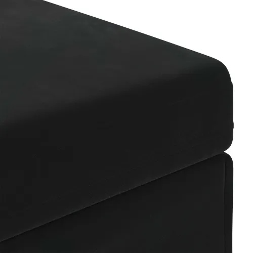 Stolica Crna 41 x 41 x 40 cm Svileni i Fino Radeći Drvo - Crna 40 cm Baršun Cijena