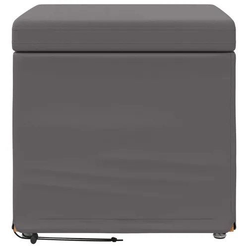 Stolica Siva 41 x 41 x 40 cm Umjetna Koža i Fino Radeći Drvo - Siva 40 cm Umjetna koža Cijena