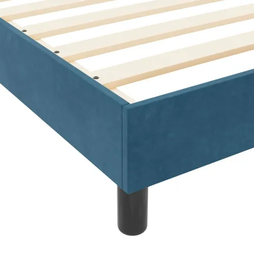 Box spring krevet Tamno plava 180 x 200 cm Baršun - Tamno plava 180 x 200 cm Kristal s dugmadima Cijena