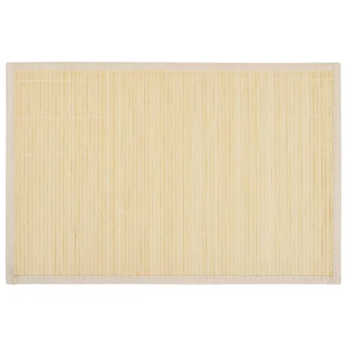 242107 6 Bamboo Placemats 30 x 45 cm Natural - Bež Cijena