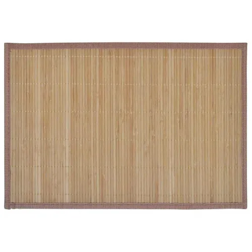 6 podmetača od bambusa 30 x 45 cm smeđi - Smeđa 1 Cijena