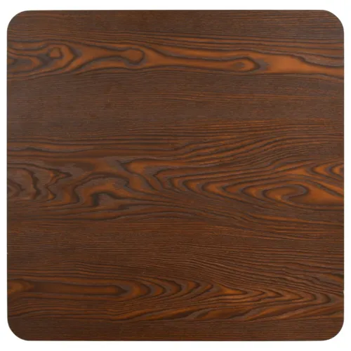 Bistro stol tamnosmeđi 60 x 60 cm MDF - tamno smeđa i crna 60 x 60 x 75 cm 1 Cijena