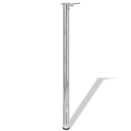 4 noge za stol podesive visine kromirane 1100 mm - Krom 1100 mm 4 1 Cijena