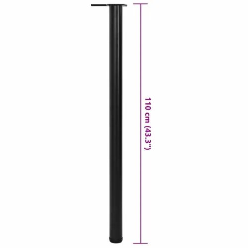 4 Podesive Noge za Stol Crne 1100 mm - Crna 1100 mm 4 1 Cijena