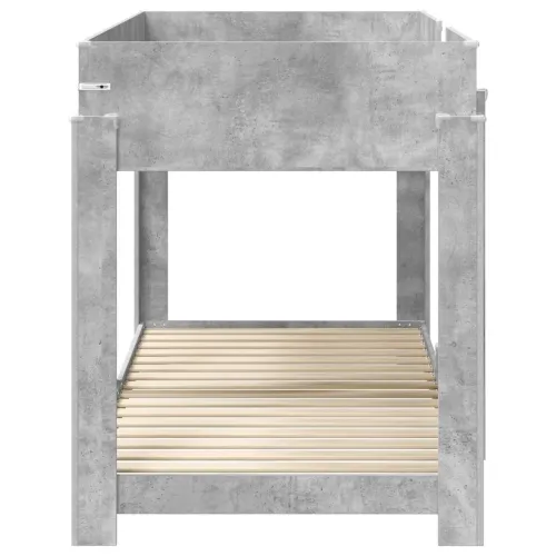 Krevet na kat za djecu Betonski sivi 100 x 200 cm - Beton siva 100 x 200 cm Cijena