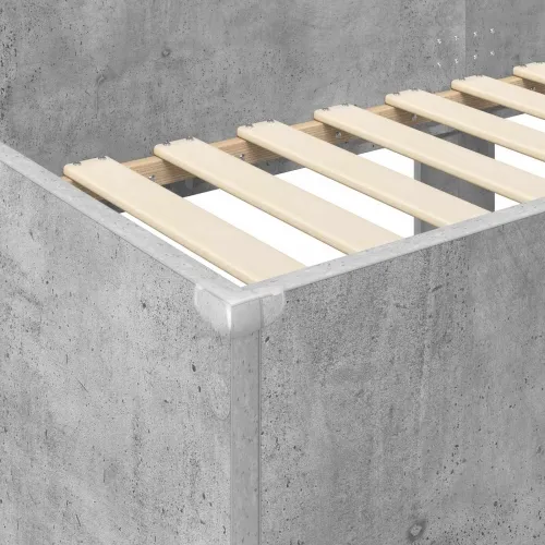 Krevet na kat za djecu Betonski sivi 100 x 200 cm - Beton siva 100 x 200 cm Cijena