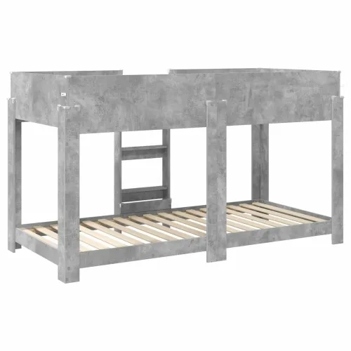 Krevet na kat za djecu Betonski sivi 100 x 200 cm - Beton siva 100 x 200 cm Cijena
