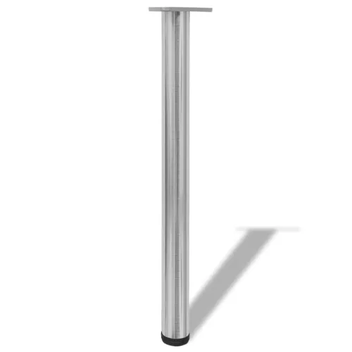 4 Podesive Noge za Stol Brušeni nikal 710 mm - Brušeni nikal 710 mm Cijena