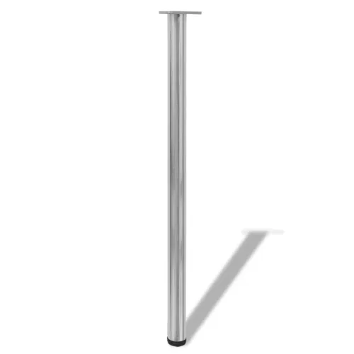 4 noge za stol podesive visine boja brušenog nikla 1100 mm - Brušeni nikal 1100 mm Cijena