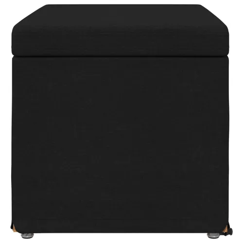 Stolica Crna 61 x 41 x 40 cm Tkanina i konstruirano drvo - Crna 60 cm Tkanina Cijena