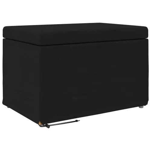 Stolica Crna 61 x 41 x 40 cm Tkanina i konstruirano drvo - Crna 60 cm Tkanina Cijena