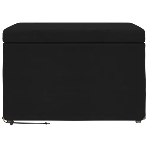 Stolica Crna 61 x 41 x 40 cm Tkanina i konstruirano drvo - Crna 60 cm Tkanina Cijena