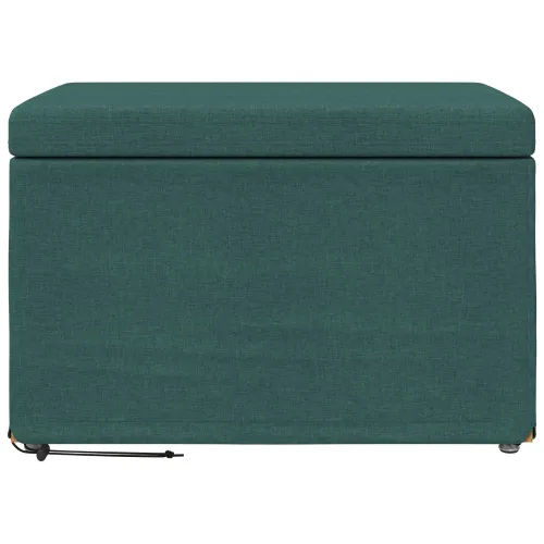 Stolica Tamnozelena 61 x 41 x 40 cm Tkanina i konstruirano drvo - Tamnozelena 60 cm Tkanina Cijena