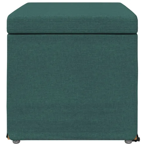 Stolica Tamnozelena 61 x 41 x 40 cm Tkanina i konstruirano drvo - Tamnozelena 60 cm Tkanina Cijena