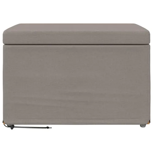 Stolica Sivo-smeđa 61 x 41 x 40 cm Tkanina i konstruirano drvo - Sivosmeđa 60 cm Tkanina Cijena