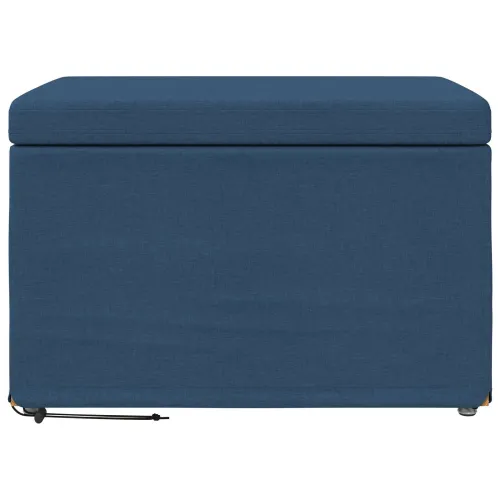 Stolica Plava 61 x 41 x 40 cm Tkanina i konstruirano drvo - Plava 60 cm Tkanina Cijena